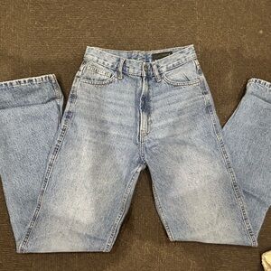 Zara Classic Blue wide leg jeans